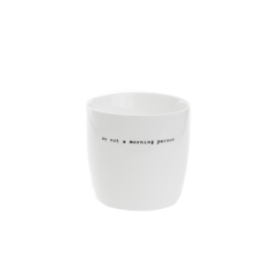 Mug - So not a morning person - Blanc - 9x9cm -...