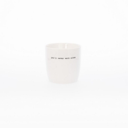 Mug - You`ll never walk alone - Blanc - 9x9cm -...
