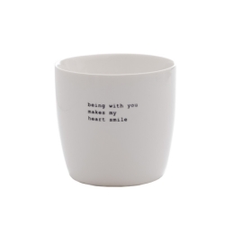 Mug - Being with you makes my heart smile -...