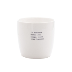 Mug - If someone makes you happy - Blanc -...