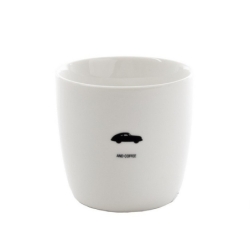 Mug - Car and coffee - Blanc - 9x9cm - 300ml
