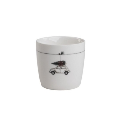 Mug -  Christmas driving home - Blanc - 9x9cm -...