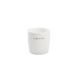 Mug Mini - A sip of joy - Blanc - 100ml
