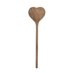 Cuillère de service Coeur en acacia - 30x7x2cm
