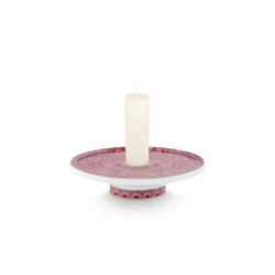 Bougeoir1 - Rose - 14cm