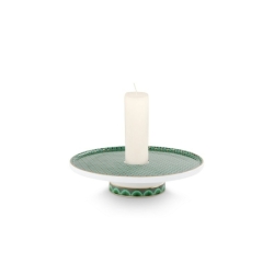 Bougeoir - Vert - 14cm
