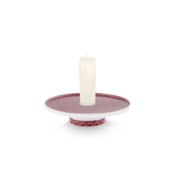 Bougeoir2 - Rose - 14cm