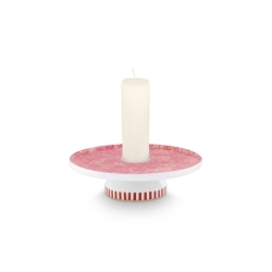Bougeoir - Rose - 14cm
