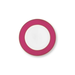 Assiette à pain - Rose/Or - 17cm