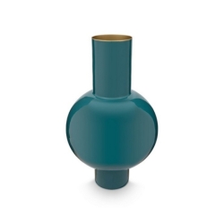 Vase métal M - Vert foncé - 24x40cm