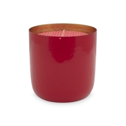 Bougie Blushing Birds en coupe Rouge dia - 9cm