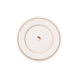 Assiette à pain Love Birds - Blanc - 17cm