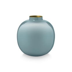 Vase métal Bleu clair 23cm